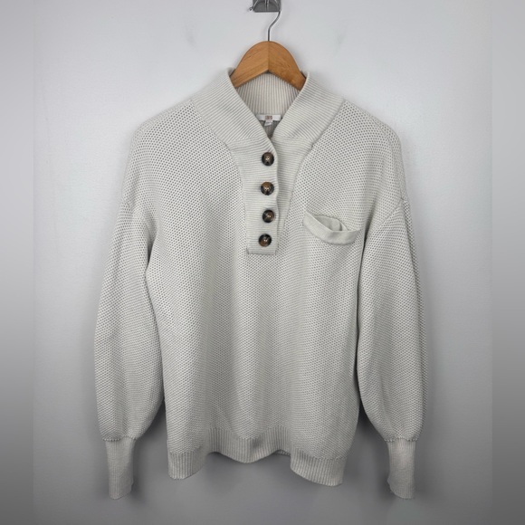 Lunya Women Cozy Organic Cotton Blend Pocket Henley Size XS/S - Picture 1 of 6